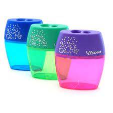 APONTADOR MAPED C/DEPOSITO 2 FUROS SHAKER