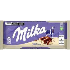 CHOC MILKA BARRA 100G BUBBLY WHITE