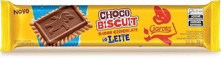 BISC GAROTO CHOCO BISCUIT 78G AO LEITE