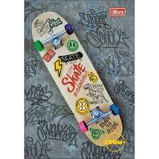 CADERNO BROCHURA TILIBRA ZOOM+ 60FL SKATE