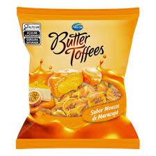 BALA ARCOR BUTTER TOFFEES 90G MARACUJA