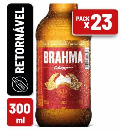 CERVEJA BRAHMA GF 300ML