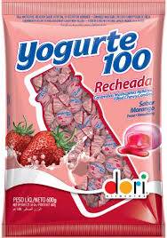 BALA DORI YOGURTE RECHEADA 100G MORANGO