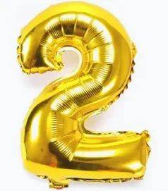 BALAO NUMERICO FESTMIL SILVER FESTAS N2 DOURADO