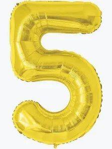 BALAO NUMERICO FESTMIL SILVER FESTAS N5 DOURADO