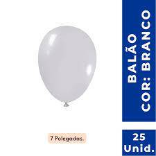BALAO STARLUX LISO N6,5 C/25 BRANCO