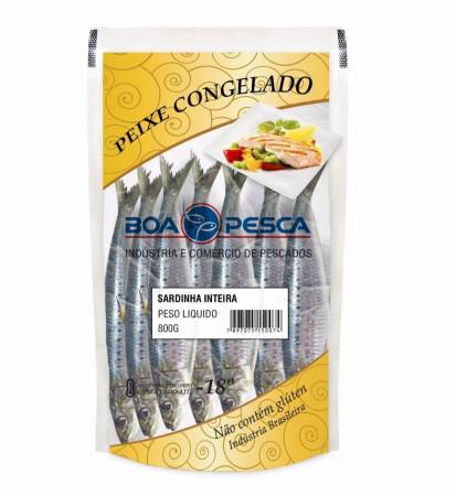PEIXE SARDINHA INTEIRA BOA PESCA 800G CONG