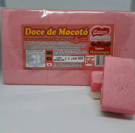 DOCE CATUNA GELEIA MOCOTO 240G MORANGO