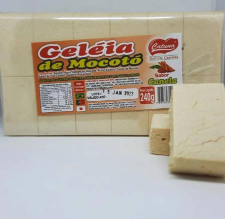 DOCE CATUNA GELEIA MOCOTO 120G BAUNILHA