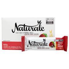 BARRA CEREAL NATURALE 25G MORANGO/AVEIA/CHOC