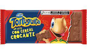 CHOC ARCOR BARRA TORTUGUITA 80G CROCANTE AO LEITE