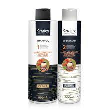 SHAMPOO/CONDIC KERATEX KIT 800+500ML ALG/JAB/MAC