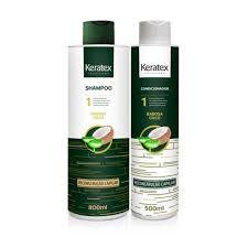 SHAMPOO/CONDIC KERATEX KIT 800+500ML BABOSA/COCO