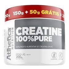 SUPLEMENTO ALIM CREATINA PO ATLHETICA 200G 100%PUR