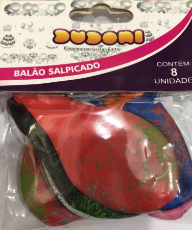 BALAO DUDONI SALPICADO C/8 SORTIDO