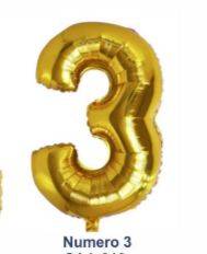 BALAO NUMERICO DUDONI FESTWAY N3 DOURADO