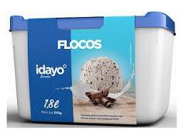 SORVETE IDAYO POTE 1,8L FLOCOS