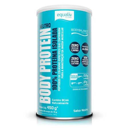 SUPLEMENTO ALIM BODY PROTEIN EQUALIV 450G NEUTRO