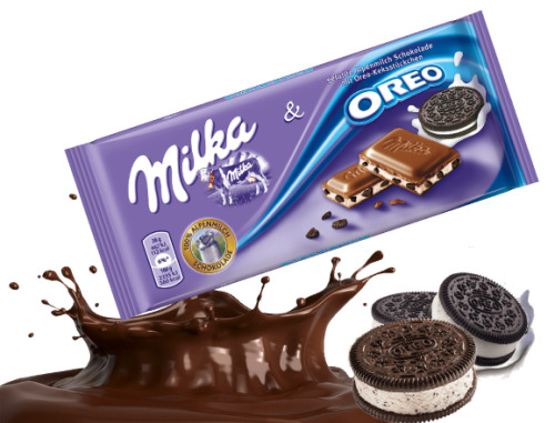 CHOC MILKA BARRA 100G OREO