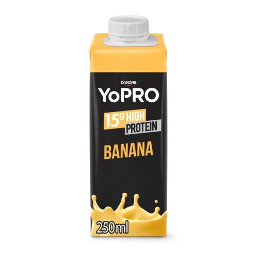 BEB LACTEA WHEY DANONE YOPRO P15G 250ML BANANA