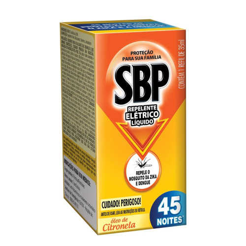 INSET SBP ELETRICO REFIL LIQ 35ML OLEO CITRONELA