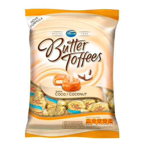 BALA ARCOR BUTTER TOFFEES 100G COCO