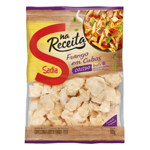 CARNE AVE 400G FILE PEITO CUBOS SADIA