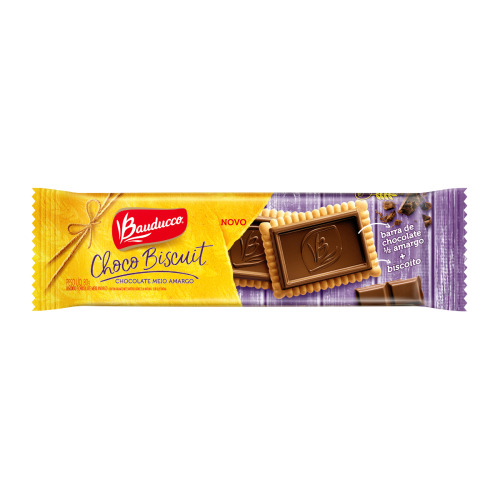 BISC BAUDUCCO CHOCO BISCUIT 80G MEIO AMARGO
