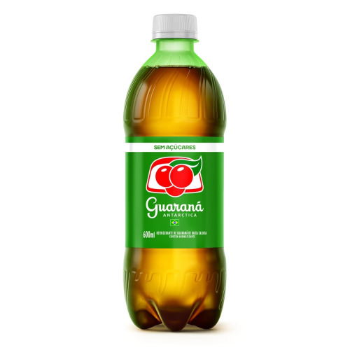 REFRIG ANTARCTICA PET 600ML GUARANA ZERO