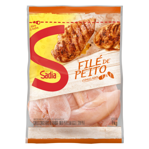CARNE AVE 1KG FILE PEITO SADIA IQF