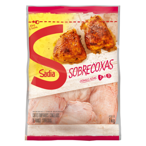 CARNE AVE 1KG SOBRECOXA SADIA IQF