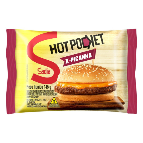 HOT POCKET PICANHA PARA MICROONDAS