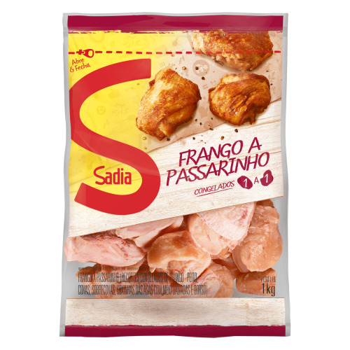 CARNE AVE 1KG FRANGO PASSARINHO SADIA IQF