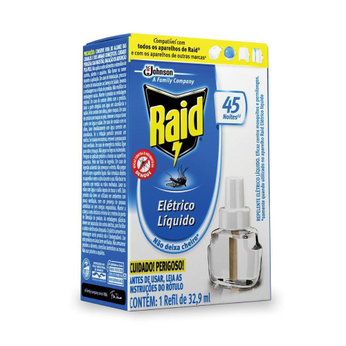 INSET RAID ELETRICO REFIL LIQ 32,9ML TRADIC