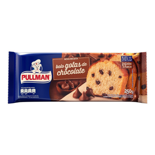 BOLO PULLMAN 250G GOTAS CHOC