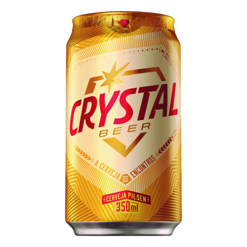 CERVEJA CRYSTAL LATA 350ML