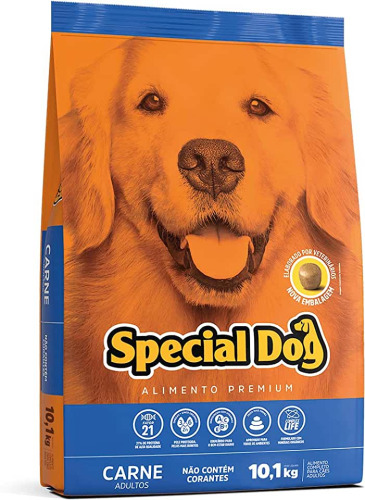 RACAO SPECIAL DOG ADULTO 10,1KG CARNE