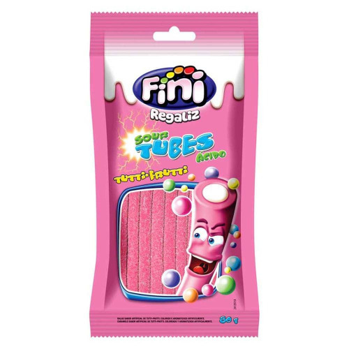 BALA FINI REGALIZ TUBES 80G TUTTI AZEDINHOS