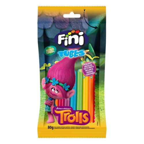BALA FINI REGALIZ TUBES 80G SORTIDOS