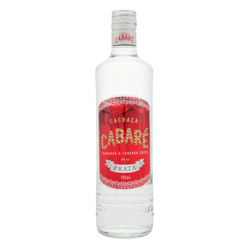 CACHACA CABARE 700ML PRATA