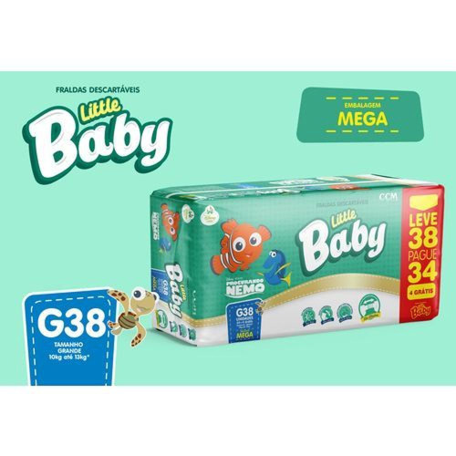 FRALDA DESC LITTLE BABY MEGA G L38P34